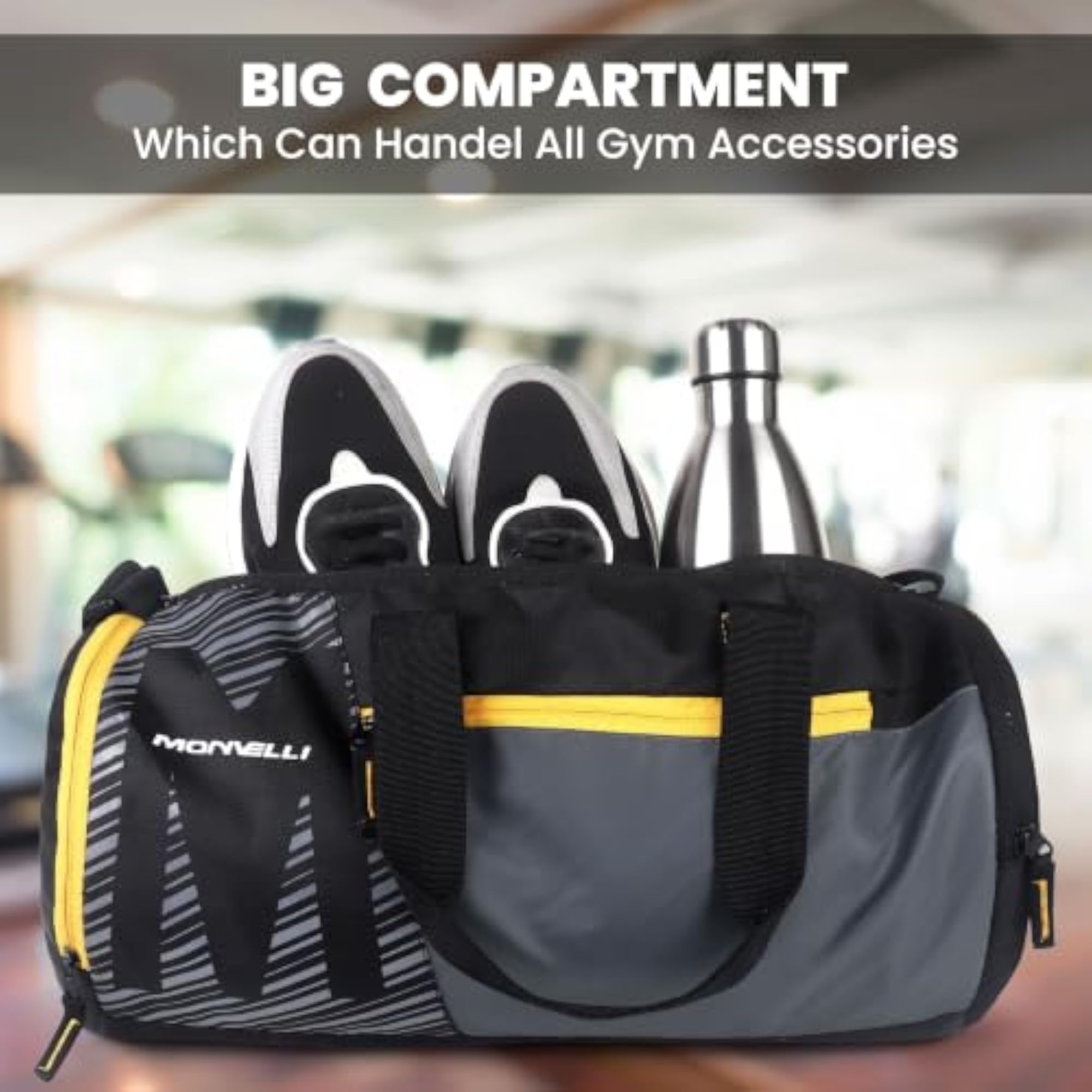 Unisex Duffle Bag Gym Bag, Gender-Neutral Workout Duffle